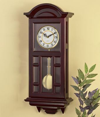 Cherry Grandfather Wall Clock