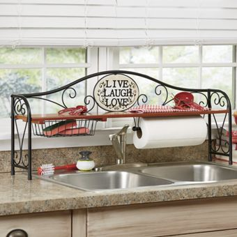 Live, Laugh, Love Over-The-Sink Shelf – StlouisOverstock.com