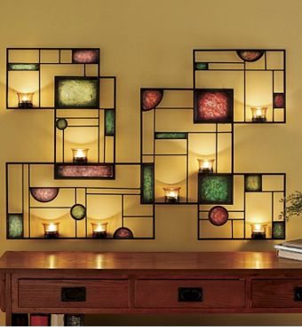 Color Splash Candle Wall Art