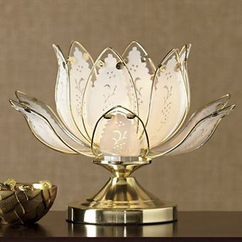 Blooming Flower Petal Touch Lamp