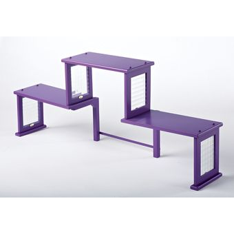 Two-Tier Over-The-Sink Shelf - PURPLE