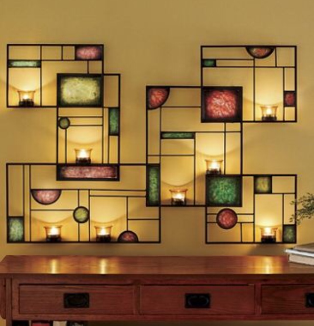 Color Splash Candle Wall Art