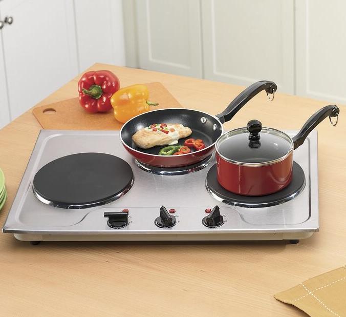 Triple Burner Stovetop