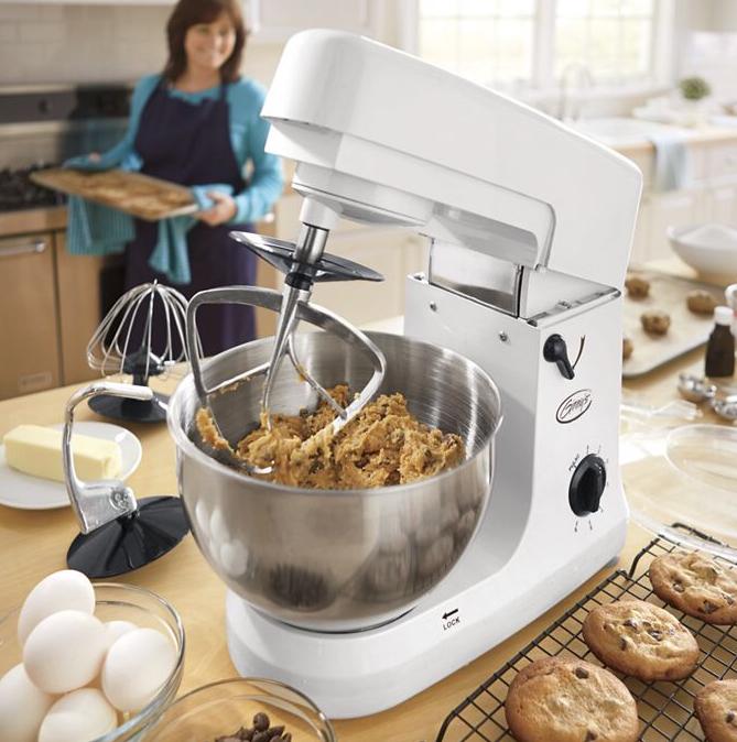 Ginny's Brand 5-Qt Batch Boss Stand Mixer - WHITE