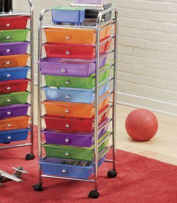 10-Drawer Storage Cart