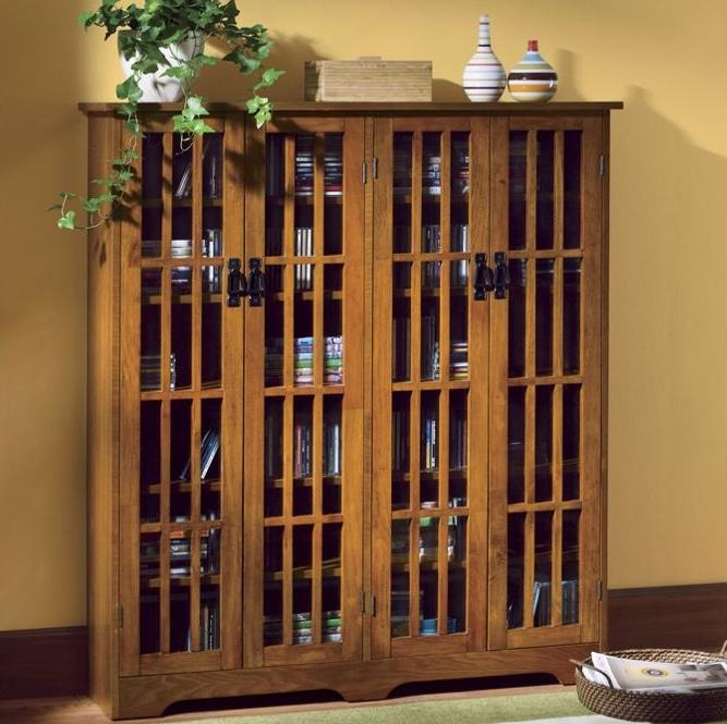 4- Door Media Cabinet