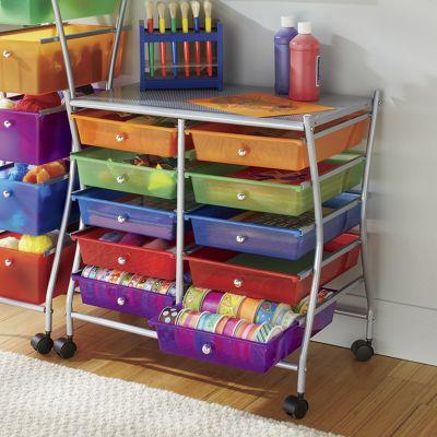 10-Drawer Storage Cart