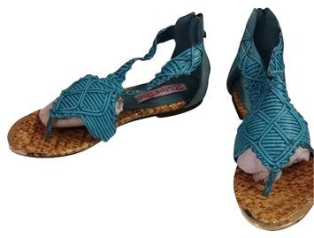 Too Zumba Turquoise Sandals - SIZE - 9