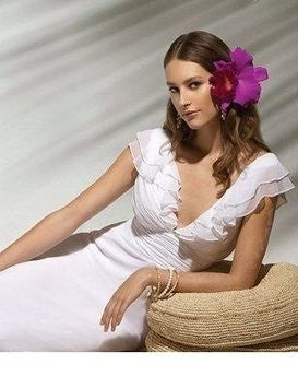 Dessy Brand Wedding Dress - WHITE - Style - Dessy 1006