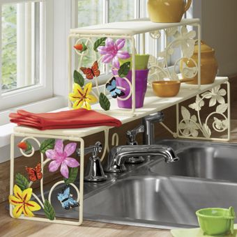 Butterfly Over-The-Sink Shelf