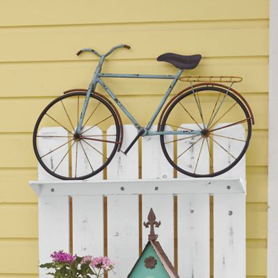 Hanging Bicycle 3-D Wall Art