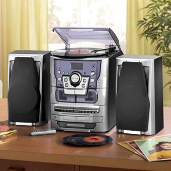 6-in-1 Deluxe Home Stereo System