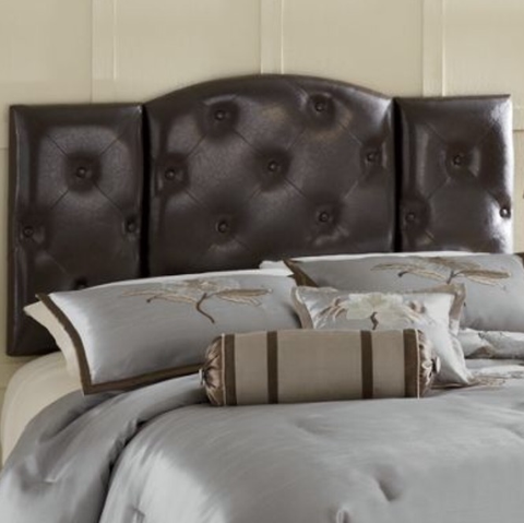 Button Tufted Headboard - Espresso