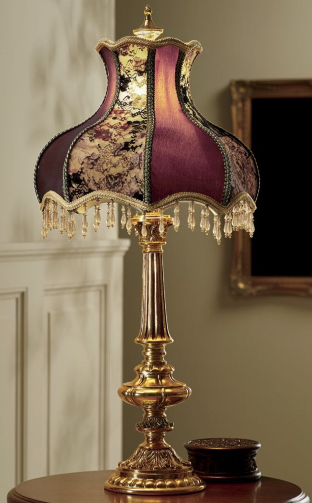 Victorian Rose Table Lamp by River of Goods