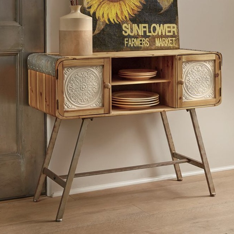 Embossed Double Door Cabinet