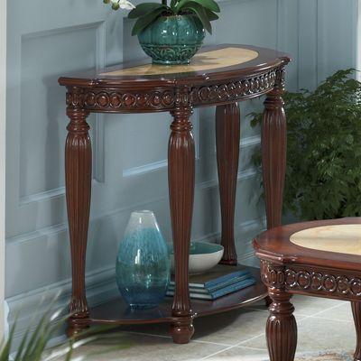 Hand Carved Marble Console Table