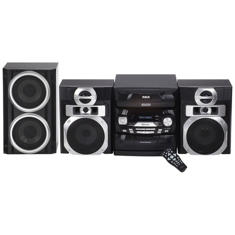 800-Watt 5-CD Bluetooth Sound System with Subwoofer