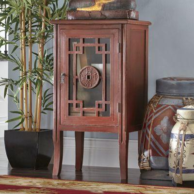 Red Chinese Luck Cabinet
