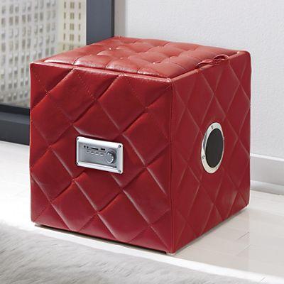 Audio Storage Ottoman