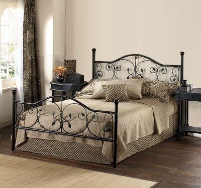 Scrolled King Bed