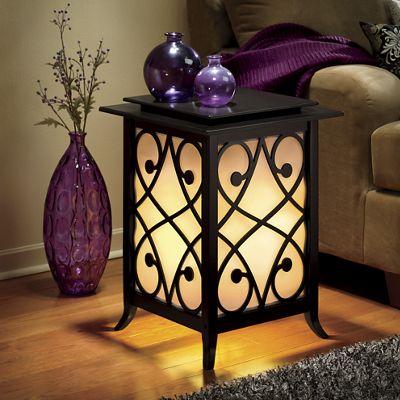 Lighted End Table