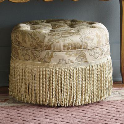 Jacquard Ottoman