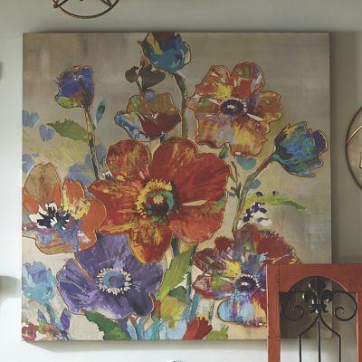 40” Bright Bouquet Canvas Print