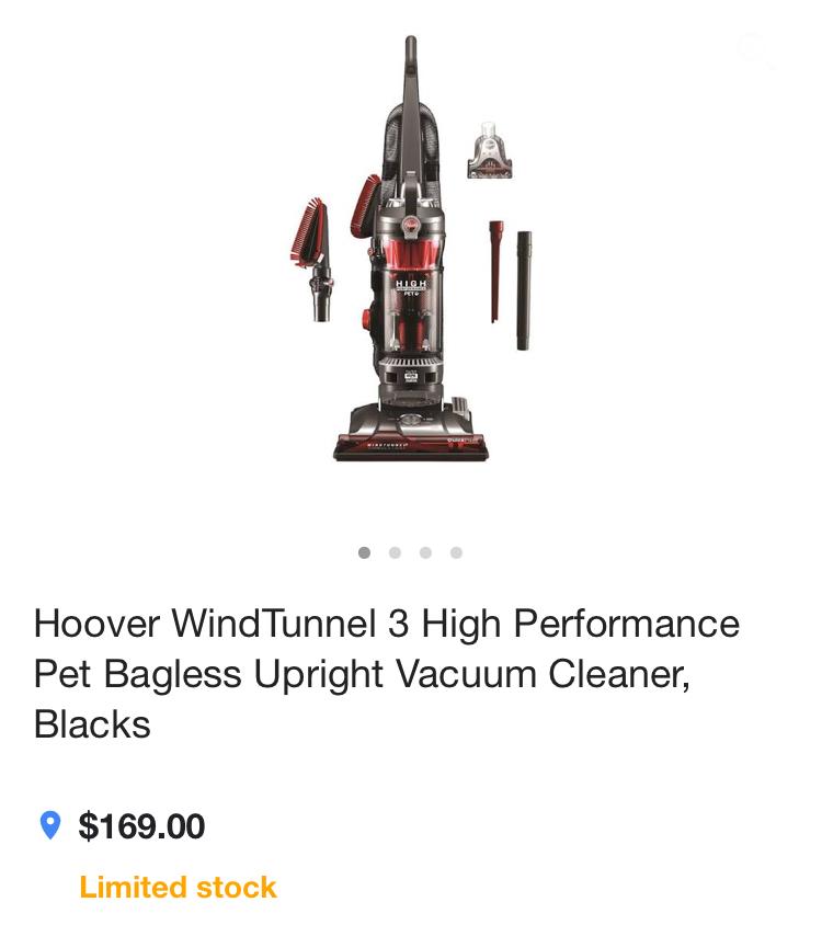 Hoover Windtunnel 3 uh72630 High Performance Vacume
