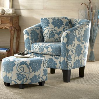 Creston Accent Chair & Ottoman