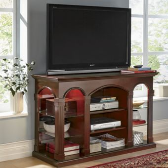 Double Lit Curio Entertainment Center