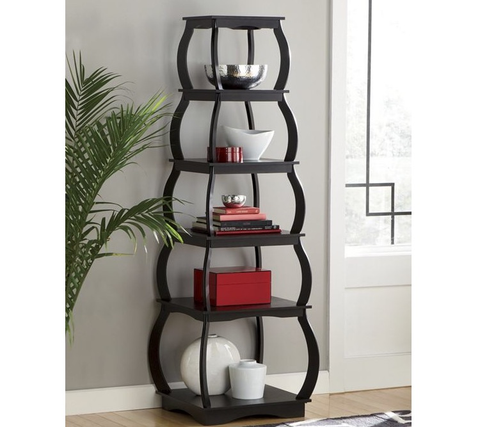 Black Curvy Uptown Shelf