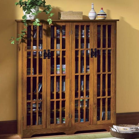4- Door Media Cabinet