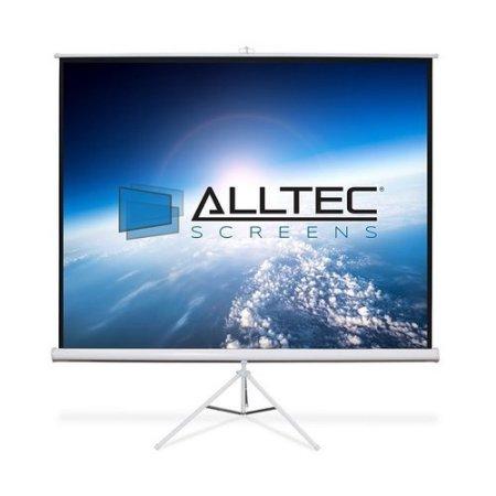 70 x 70 Alltec Tripod White Portable Projection Screen