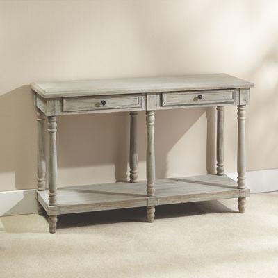 Antiqued Console Table