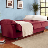 Super Plush Microfiber Convertible Sofa - TAN