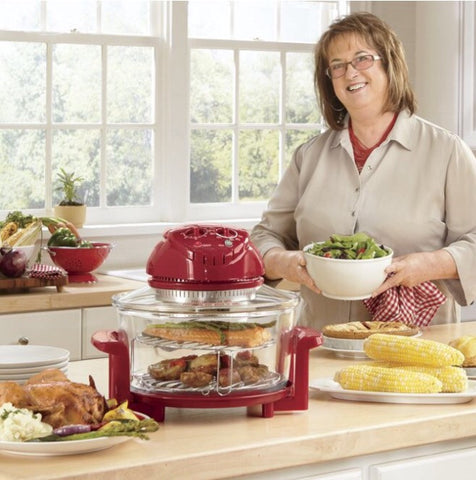 Ginnys Halogen Convention Oven - RED