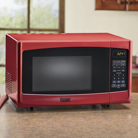 Montgomery Ward 1.0FT Microwave - RED