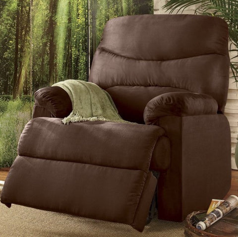 Super Plush Rocking Recliner - Chocolate Brown